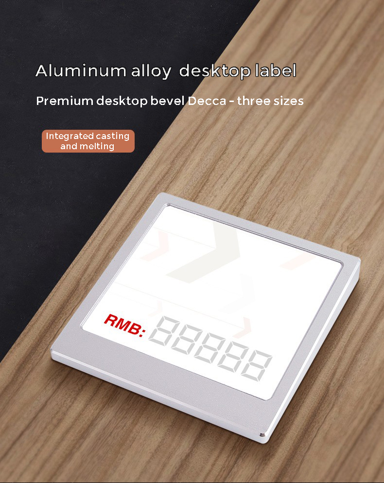 Aluminum Desktop Display Stand Easy To Take Advertising Promotion