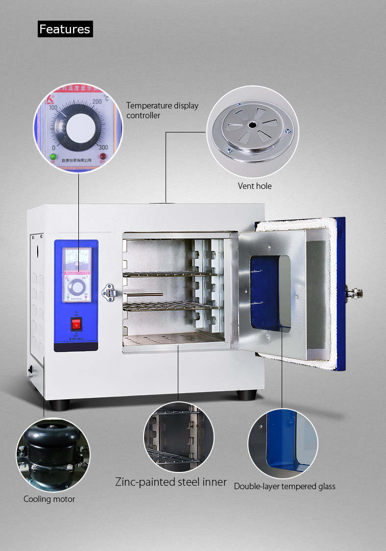 Sterilizer Laboratory Dryer Oven Gravity Convection Industrial Drying Oven