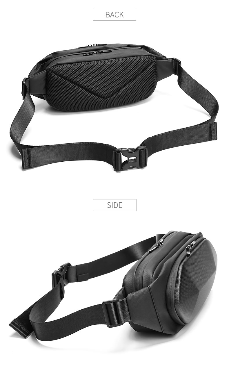 Factory wholesale waterproof Korean design crossbody bag custom fashion trend chest bag men sling bag