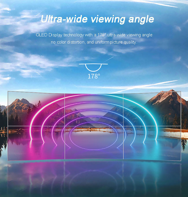 Full HD 55 Transparent OLED Touch Screen See Through OLED Display