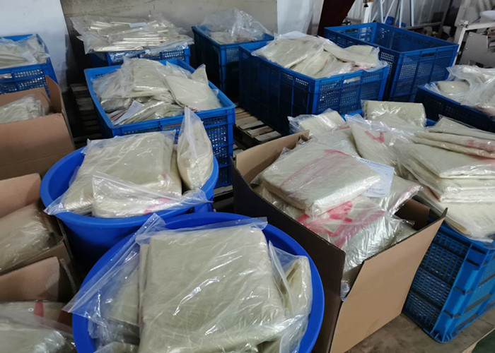 100% PVOH Disposable Laundry Bags With Red Strip CE Approval
