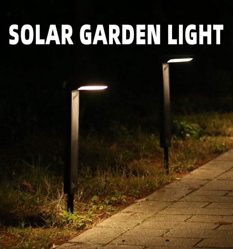 IPX4 Solar Pathway Lights Outdoor 2800K-3200K Solar Powered Bollards