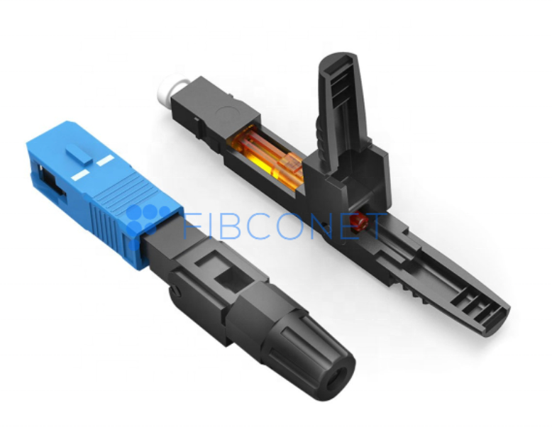 FTTH Fast Connect Fuseless Fiber Optic Equipment with Return Loss dB UPC≥ 50dB APC≥ 55dB