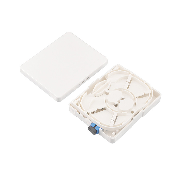 FTTH 1 Port ABS Fiber Optic Terminal Box Socket Panel SC Type