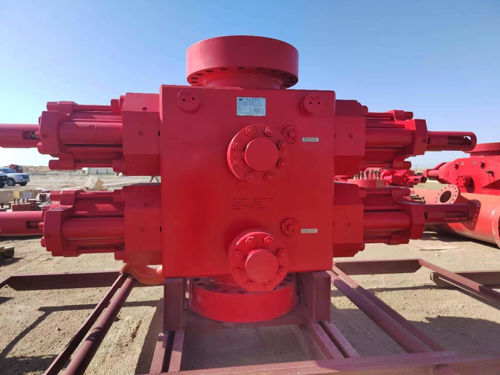 Well Control Equipement 5000PSI 35Mpa Double Ram Bop API Standards Bop Blowout Preventer For Rig Well Control