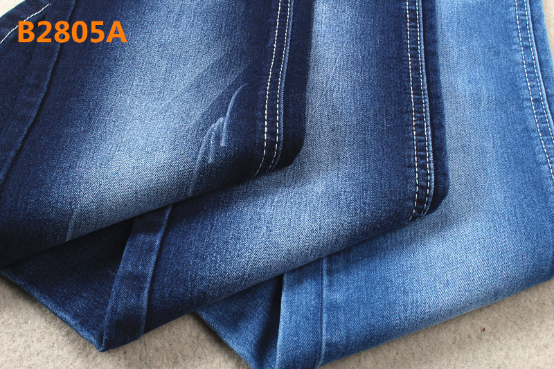 9oz 63 Cotton 36 Polyester 1 Spandex right hand Denim Twill Weave Fabric