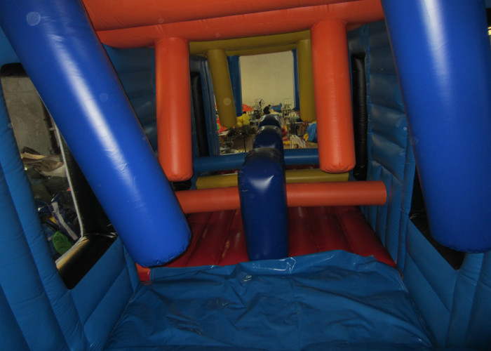New design inflatable bus obstacle course inflatable public bus shaped obstacle courses inflatable outdoor games