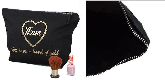 Professional Cosmetic Bag Canvas Zipper Pouch Wholesale, Private Label Makeup Bag, Canvas Bag with Zipper bagplastics