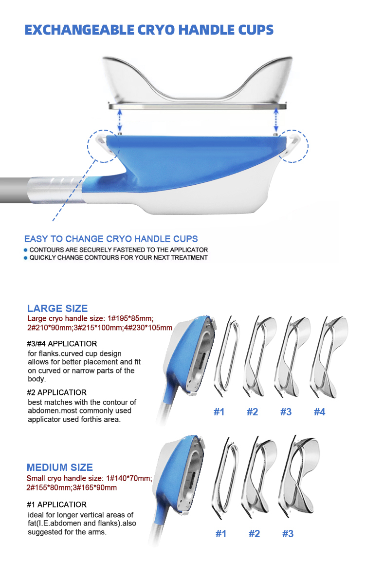 3 Handles Vacuum Cavitation Slimming Machine 5MHz Loss Weight