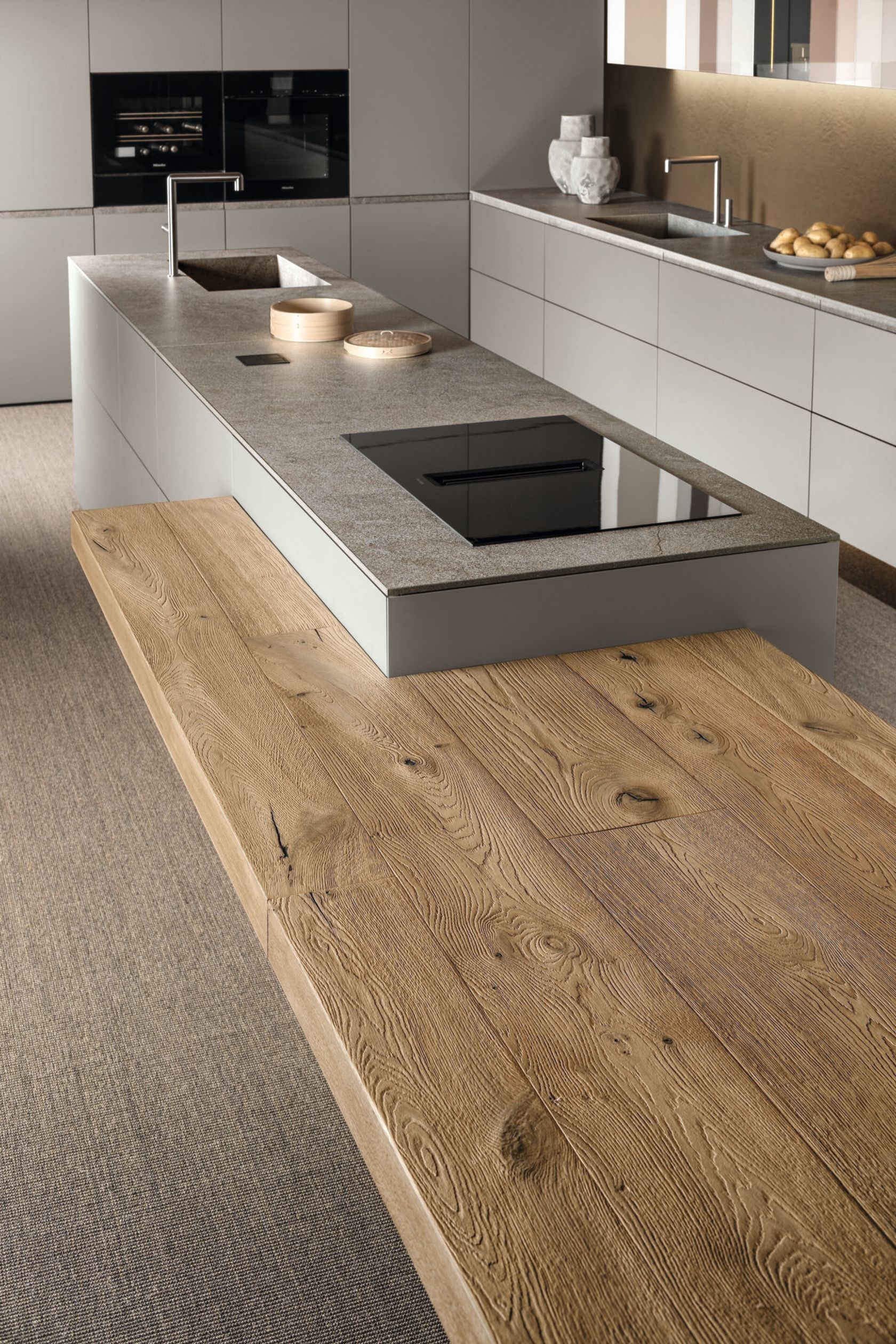 Kitchen Cabinet Manufacturer Luxury Modern Full Set Storage Household E0 Melamine Kitchen Cabinet Design For Builder