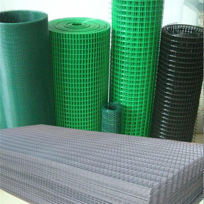 Square Hole Powder Coated Wire Mesh Panels , Galvanised Weld Mesh Sheet