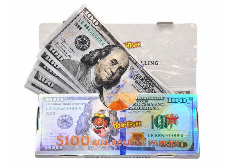 Hand Roll Tobacco Leaf Rolling Paper 110*45mm Self Adhesive Slow Burning