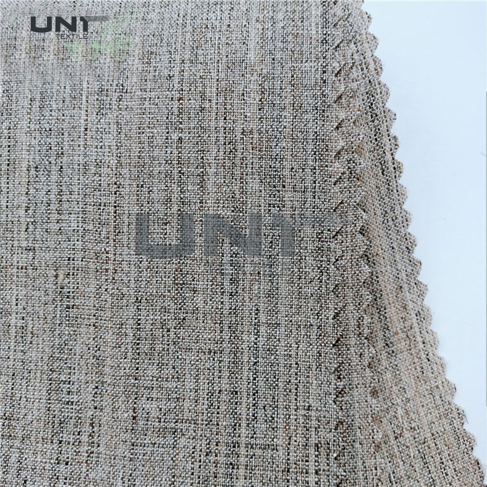 Soft Woven Wool Light Hair Bow Interlining Canvas Fabric For Garment Overcoat