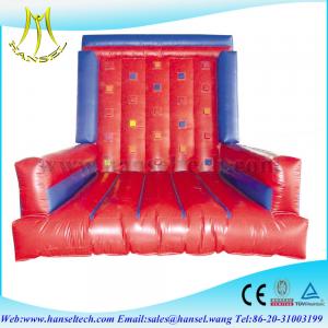 China Hansel Inflatable stick wall for sale, inflatable velcro wall on sale