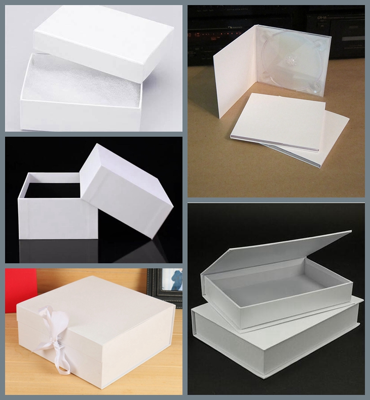 double sided white cardboard