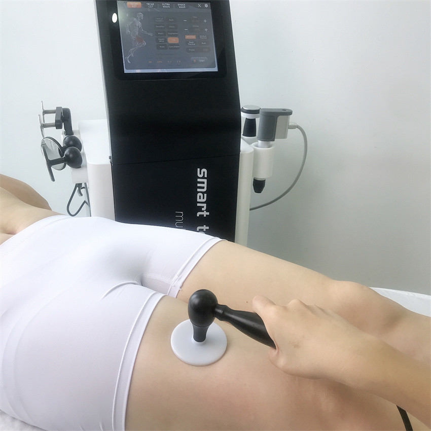ESWT Shockwave Therpay Machine With RF Tecar Diathermy Machine for Sport injuiry