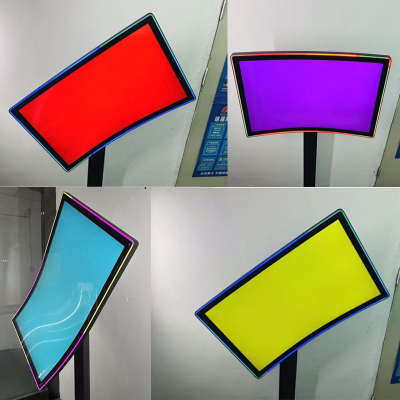 Factory Custom 43 Inch J-Type R1500 Curved Touch Screen LED Light Luxury Design Capacitive Curved Touch Screen Monitor