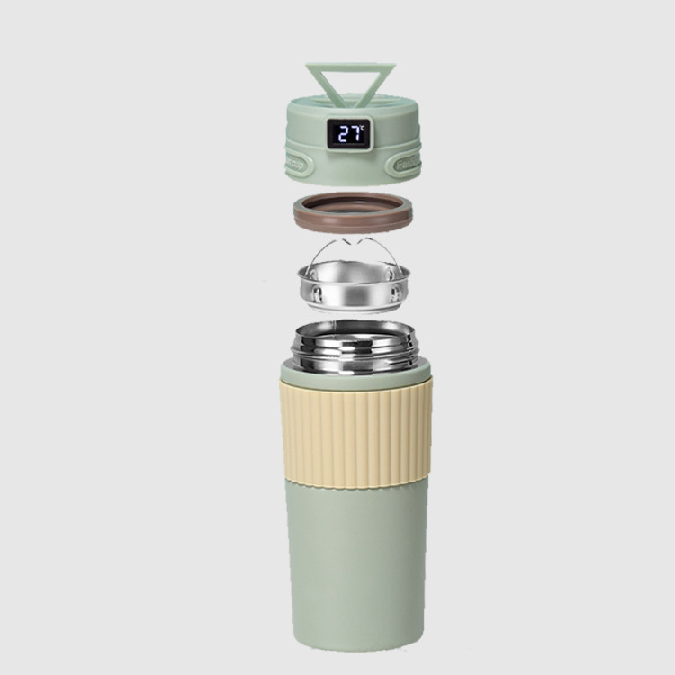 400ml Smart Touch Display LED Vacuum Stainless Steel Termo Digital Tumbler