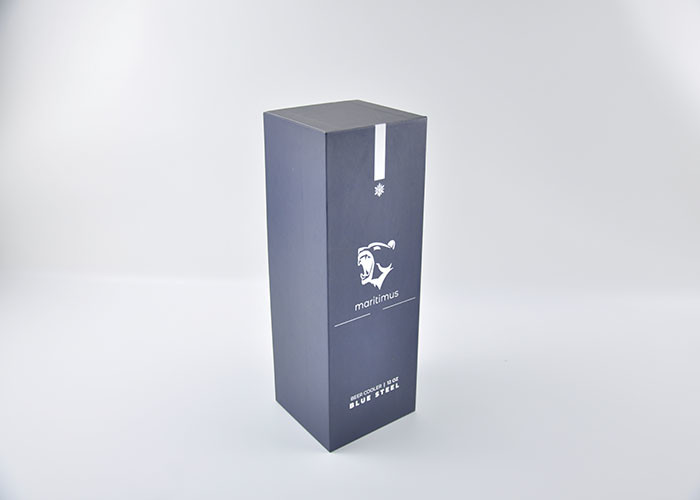 Handcrafted Cardboard Wine Box With EVA Insert 1200g Thick Cardboard Material