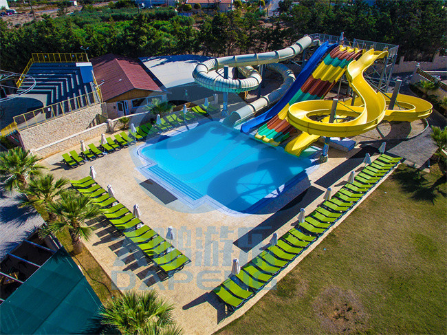 Water Park Aqualoop Water Slide Fiberglass Swimming Pool Adults Water Slide