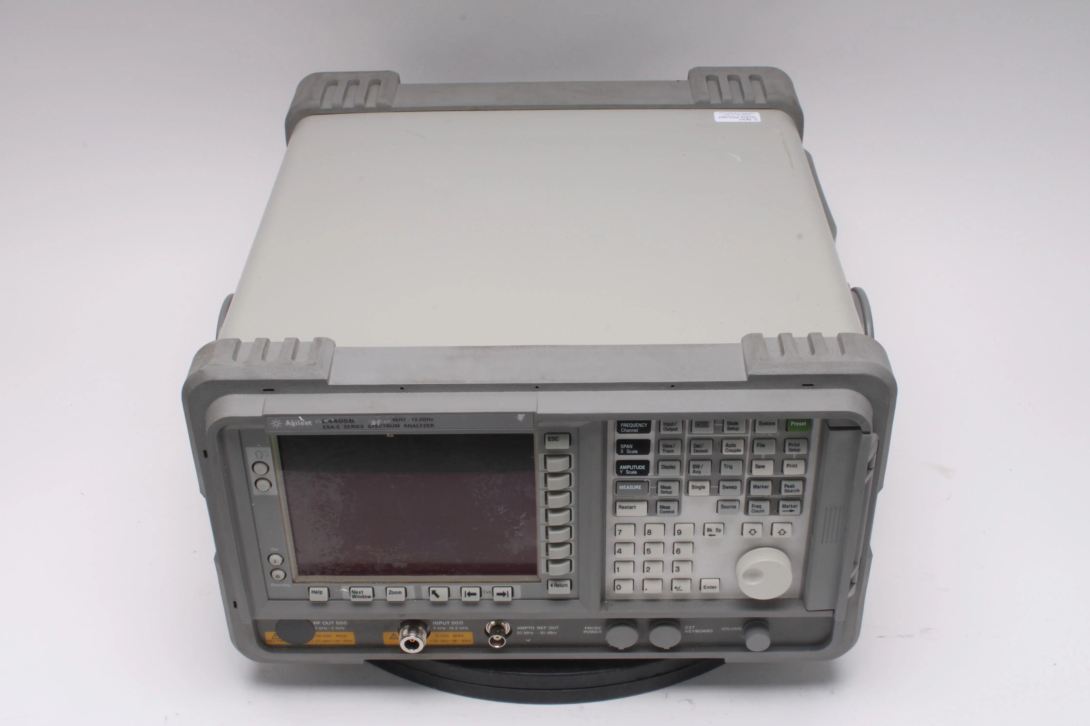 Keysight E4405B ESA-E Spectrum Analyzer with 9 kHz to 13.2 GHz Frequency Range and Temperature Range of 0 to 55 °C