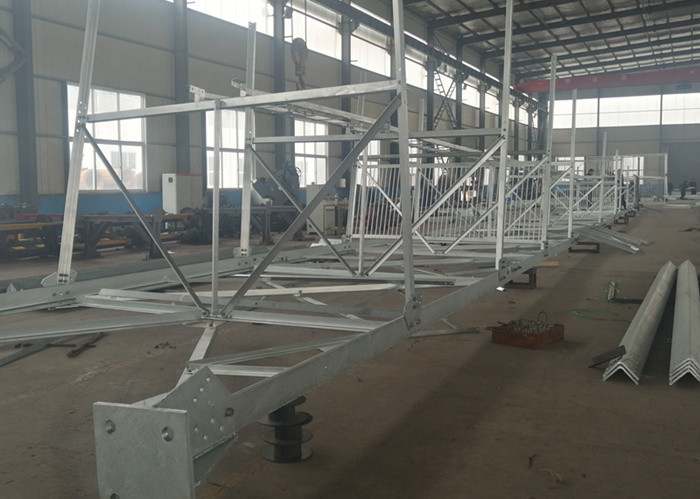 Angular Steel Structure Watch Tower, Observation Towers Gantry Steel Structure