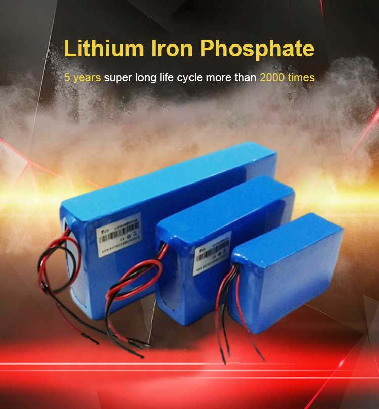 36V Customized Lifepo4 Energy Storage Battery Pack Lithium Iron Phosphate Battery