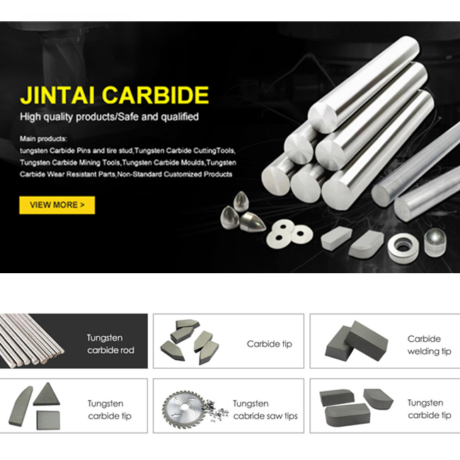 Durable 100% Virgin Tungsten Carbide Bar For Cutting Tools Abrasion Resistance