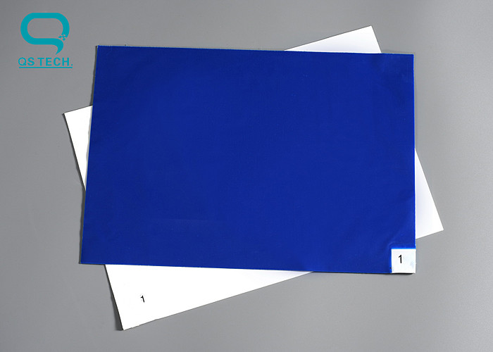 Industrial Cleanroom Sticky Mats polyethylene film Blue 32 pcs / Sheets