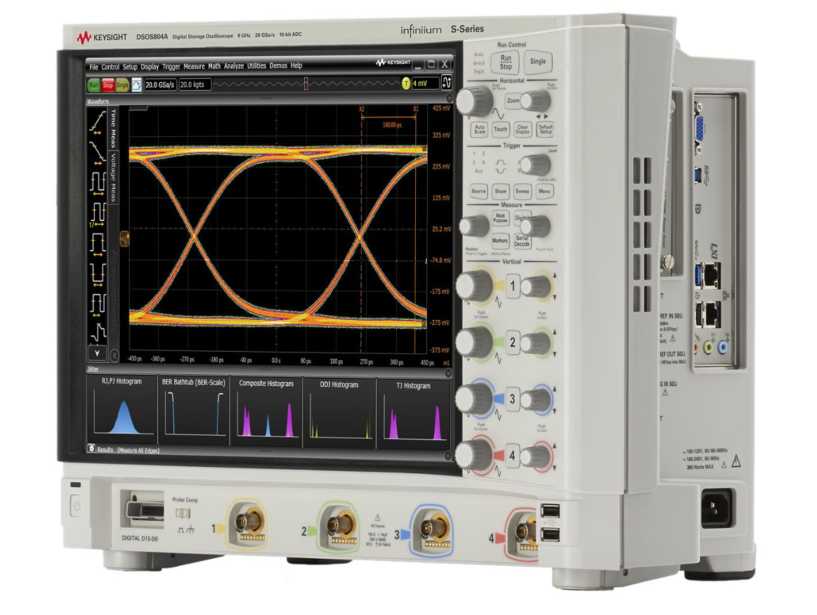 Keysight Agilent High-Definition Oscilloscope DSOS804A 8 GHz 4 Analog Channels