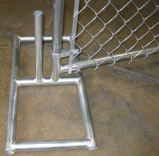 Security Diamond Mesh 10ga Temporary Chain Link Fence For Gardens