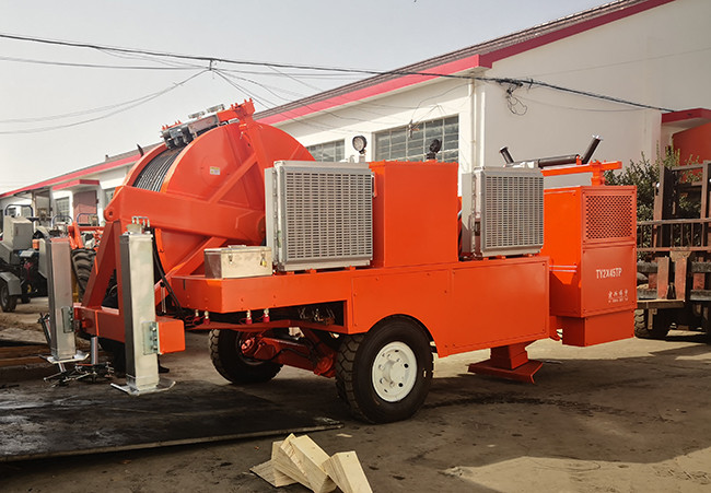 Hydraulic Cable Stringing Overhead Line Stringing Equipment Puller Tensioner