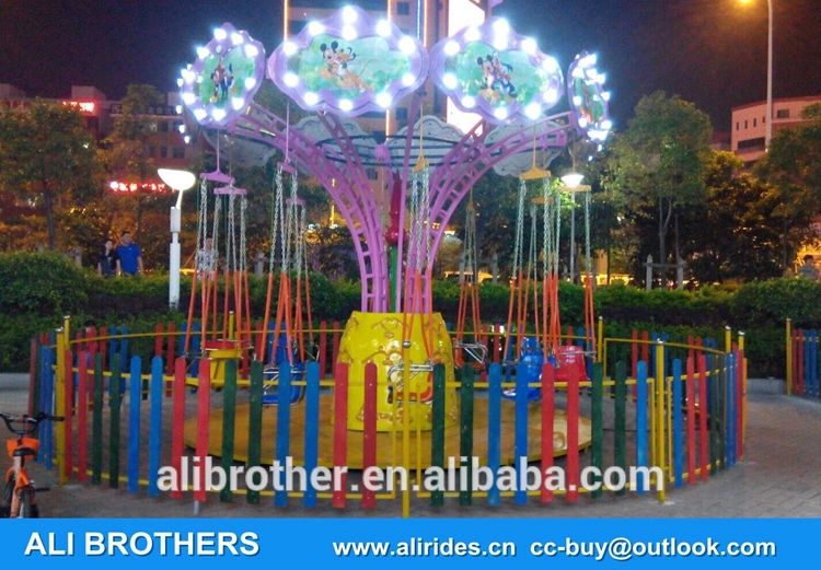 cheap attraction kids flying chair amusement park rides for sale