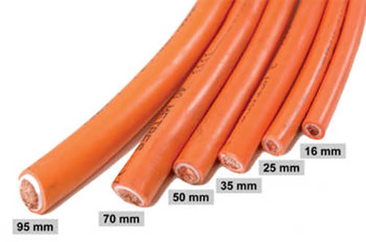 Flame Resistant Esab 95mm Polycab Welding Cable