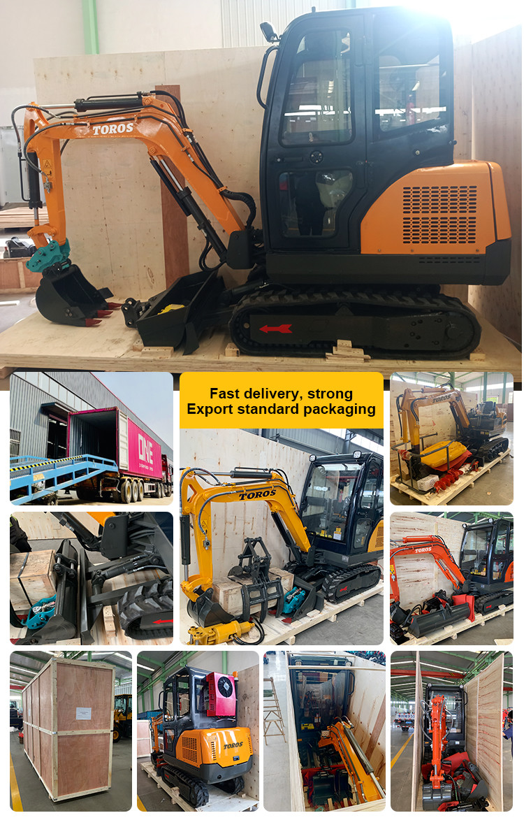 EURO 5 2 Ton Mini Excavator Small Household Excavator Low Consumption