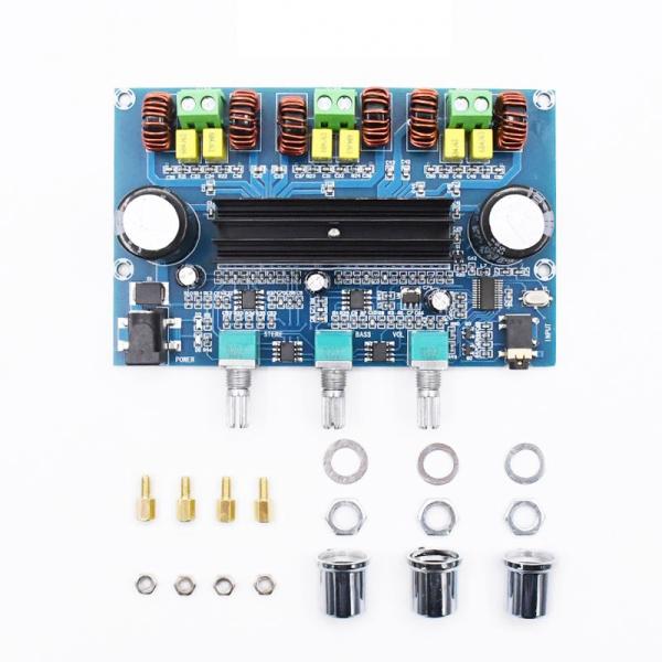 2.1channel Wireless Digital Power Amplifier Board 50Wx2+100W Channel High Power Audio Version 5.0 Amplifier Board