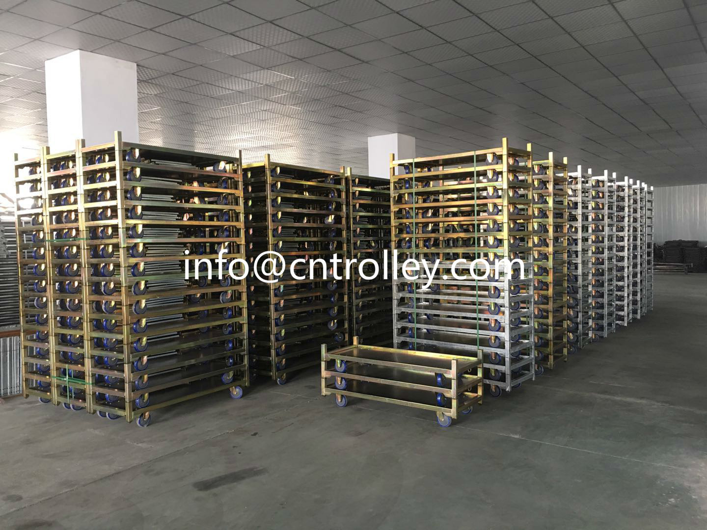 Powder Coated Ez Racks 1900mm Plywood Danish Container