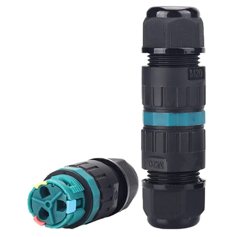 IP68 Waterproof Quick Connector 2 Way 3 Core Electrical Junction Wire Connector