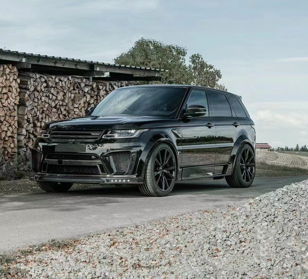 Replacement Repair Land Rover Body Kit 2017 - 2019 Spoiler Hood Resin Fiber Front Lip