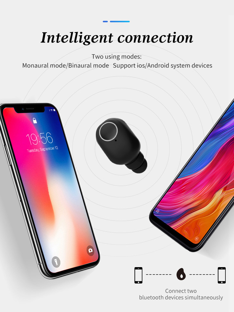 TWS Wireless Earphone Q1 High Quality BT Earbuds HiFi Sound Waterproof BT 5.0 for Smart Phone