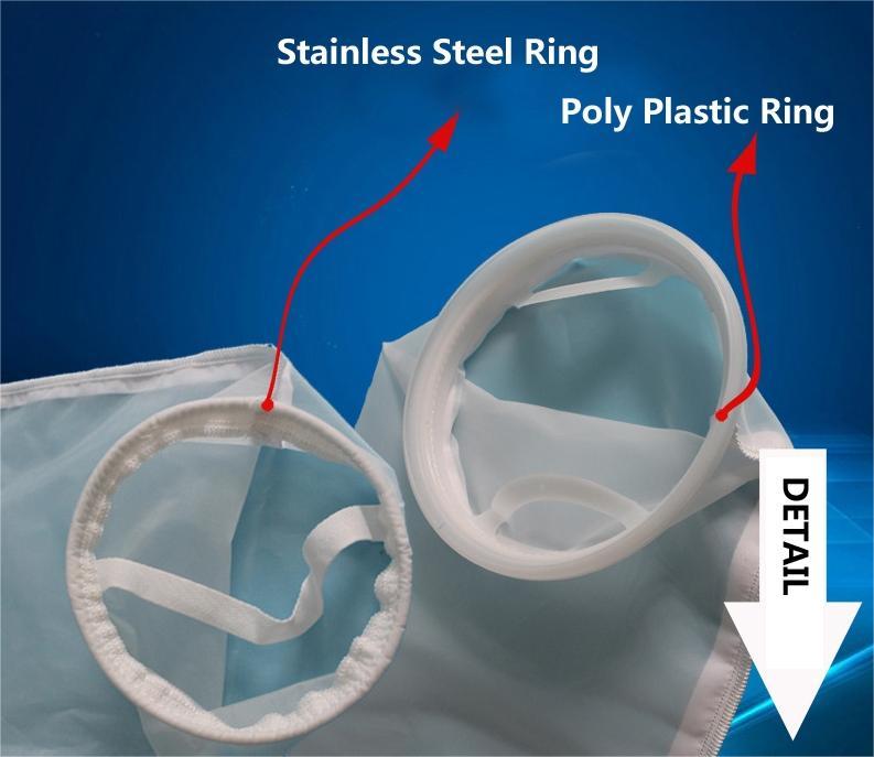 500L/Hour Productivity Nylon Filter Bags with 1 kg Weight and 105MM*230MM Size