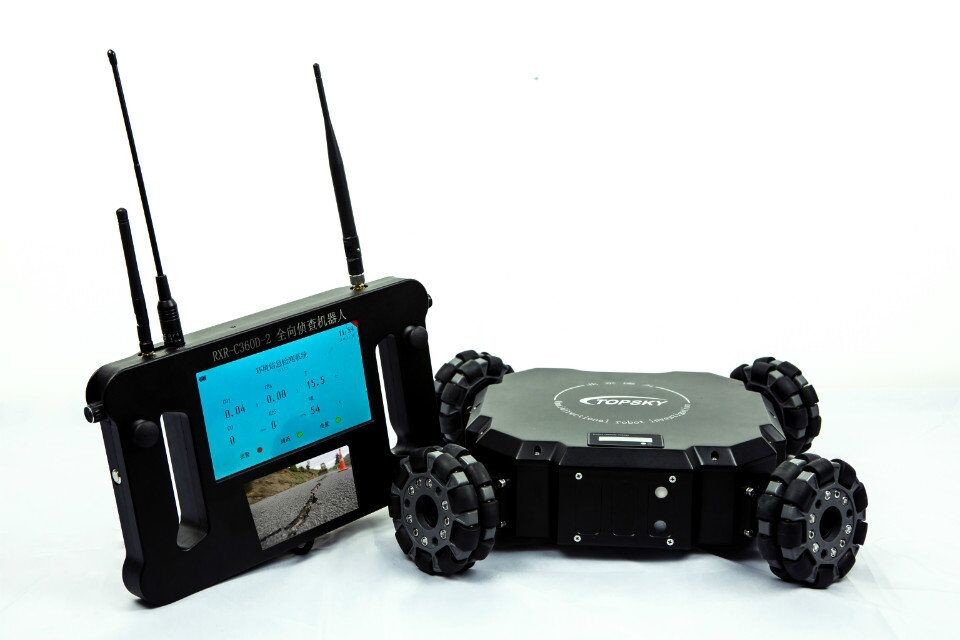Omnidirectional Mobile Reconnaissance Robot , Detection Anti Surveillance Equipment