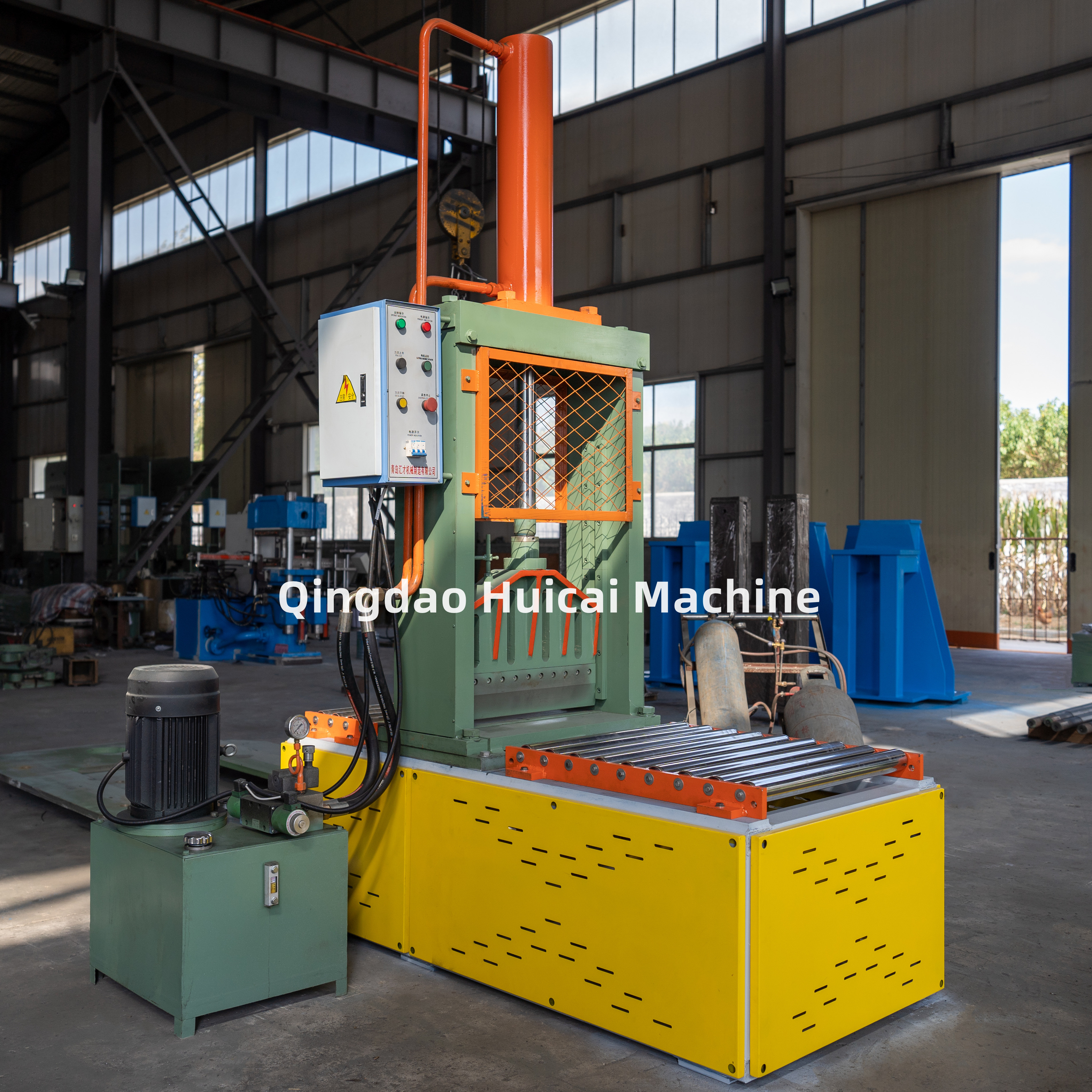 660 mm Knife Width Hydraulic Press Rubber Cutter with 5.5 kW Electric Power Supply