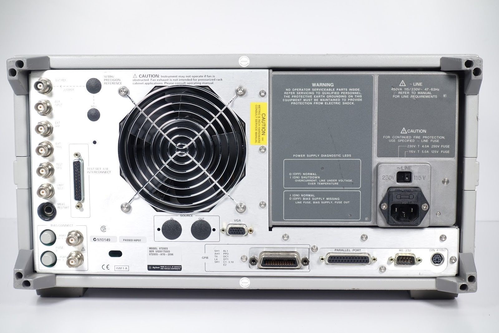 Multipurpose Used Test Equipment 8720ES S-parameter Network Analyzer