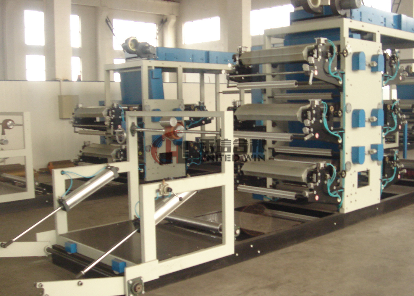Polythene Bag Roll To Roll Flexo Printing Machine For 6 Colors
