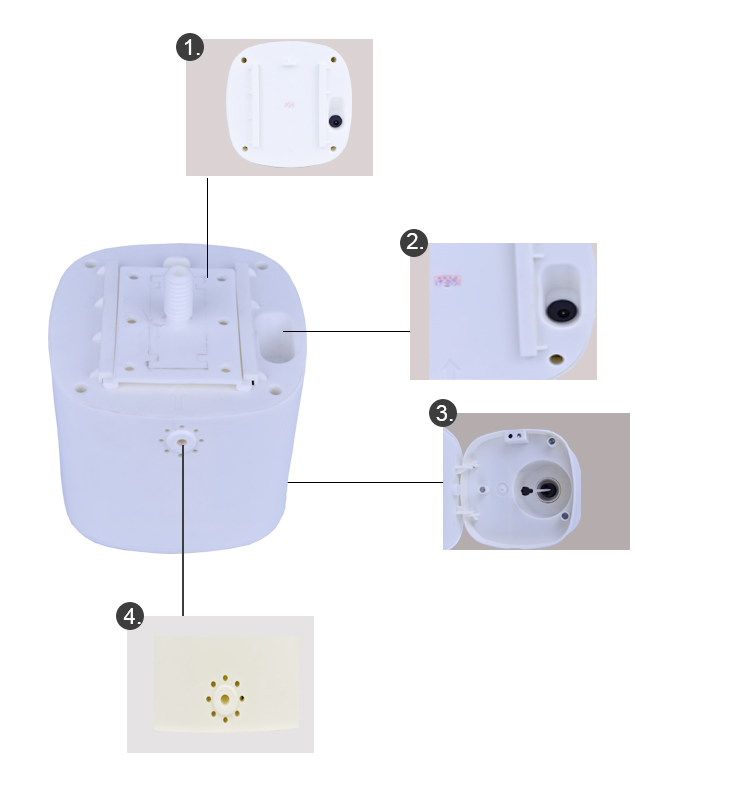 Wall Mount Commercial Aroma Diffuser With Intelligent Remote Control