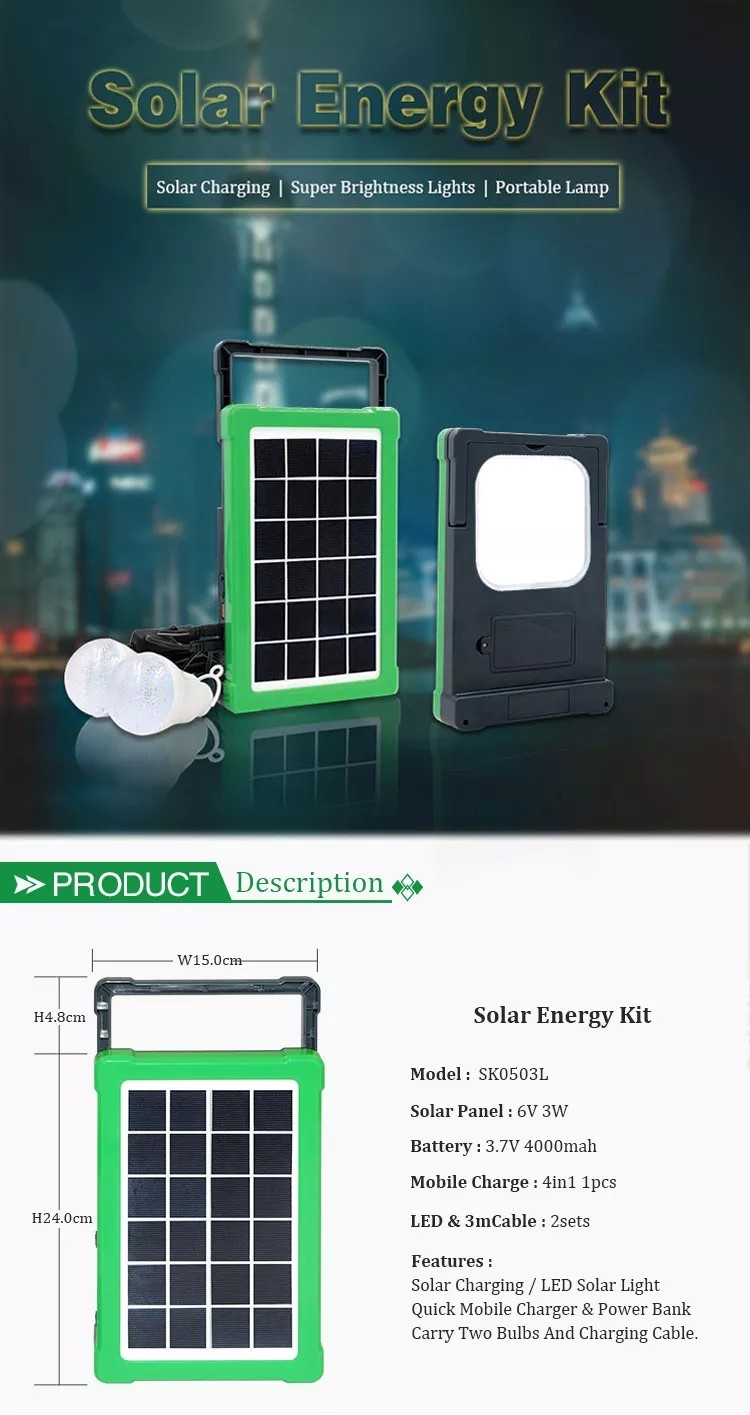 24V Solar Powered Generator Panel Portable Power Station For Hurricane