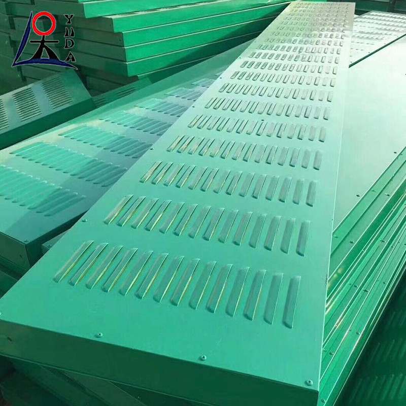 Highway Road / School Sound Barrier Panel Outdoor Sound Barrier Walls Commercial Metal Sheet