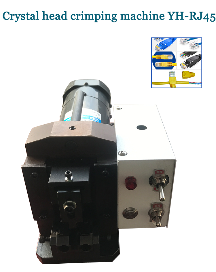 Crystal Head Crimping Tool for RJ45 RJ11 RJ12 Cat3 Cat5 Cat6 Network Cable Making Machine
