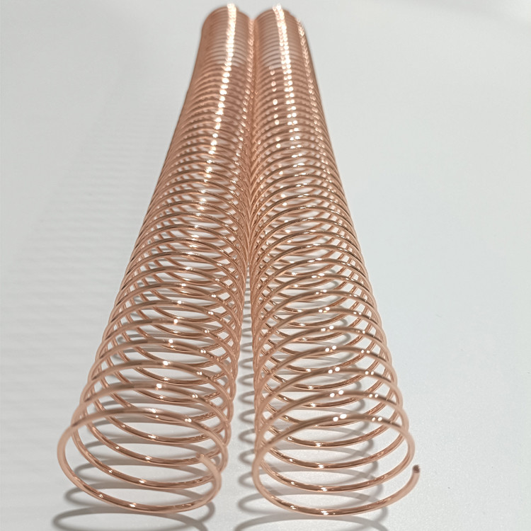 48 Loops Single Spiral Metal Coil Binding 0.25 - 2'' For Notebook